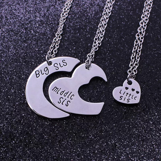 Three Besties "Big, Middle, Little Sis" Moon and Heart
