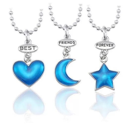 Three Besties  Heart, Moon, Star