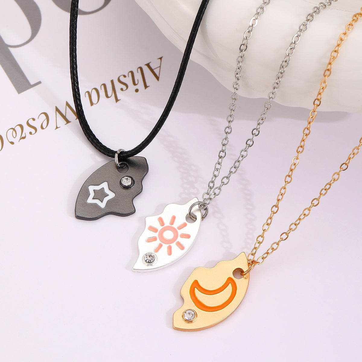Three Besties  Celestial Sun, Moon, Star