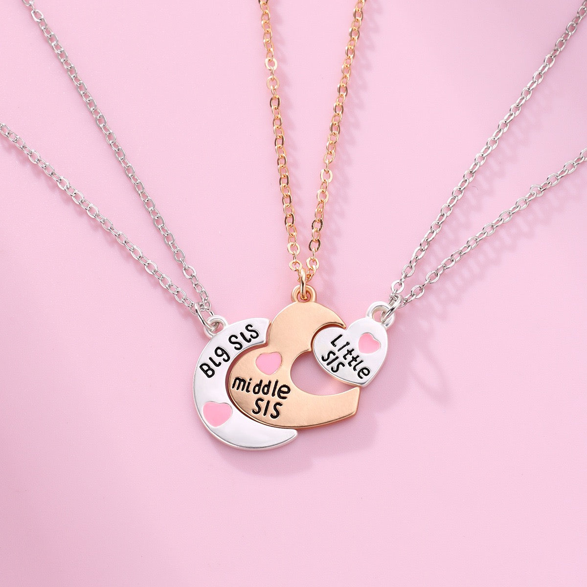 Three-Sister Necklace Set