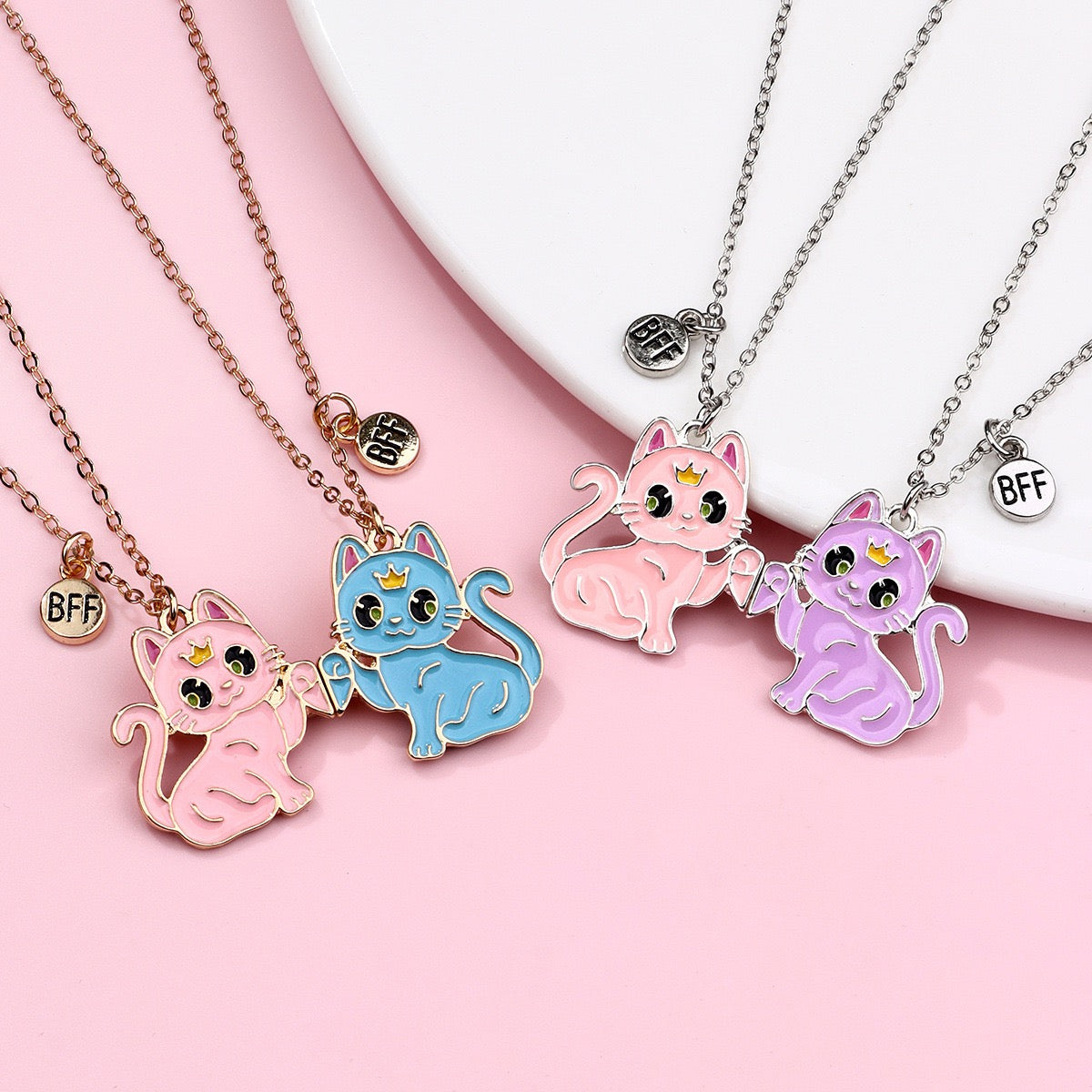 Cute Kitty Bestie Necklace