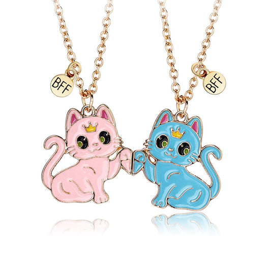 Cute Kitty Bestie Necklace