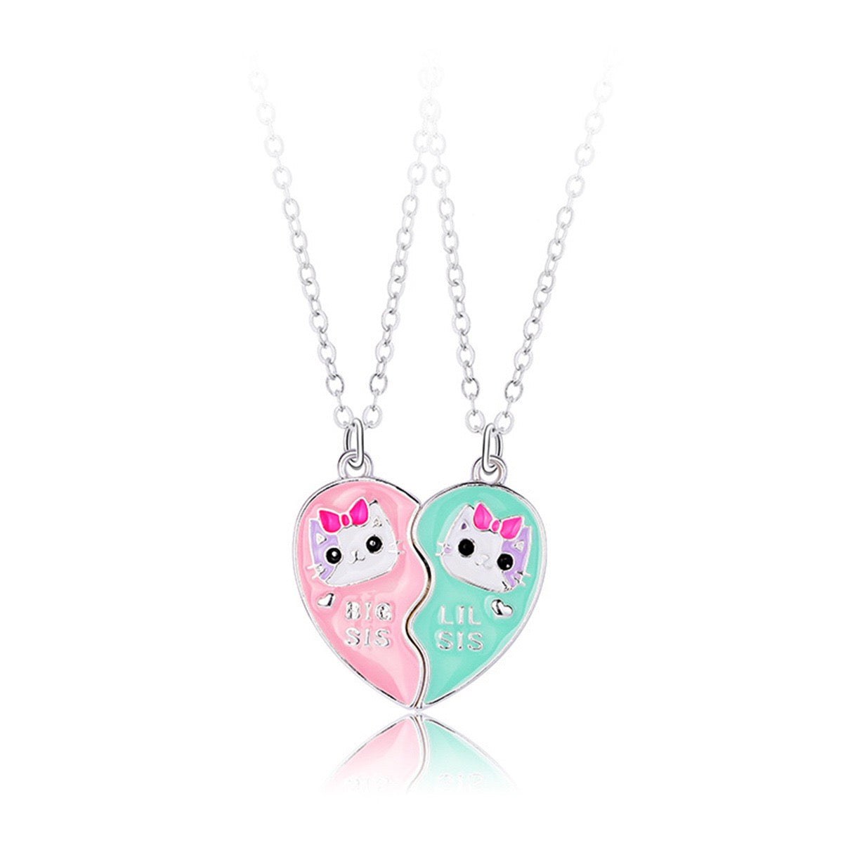 Cute 2 Besties Necklace Set