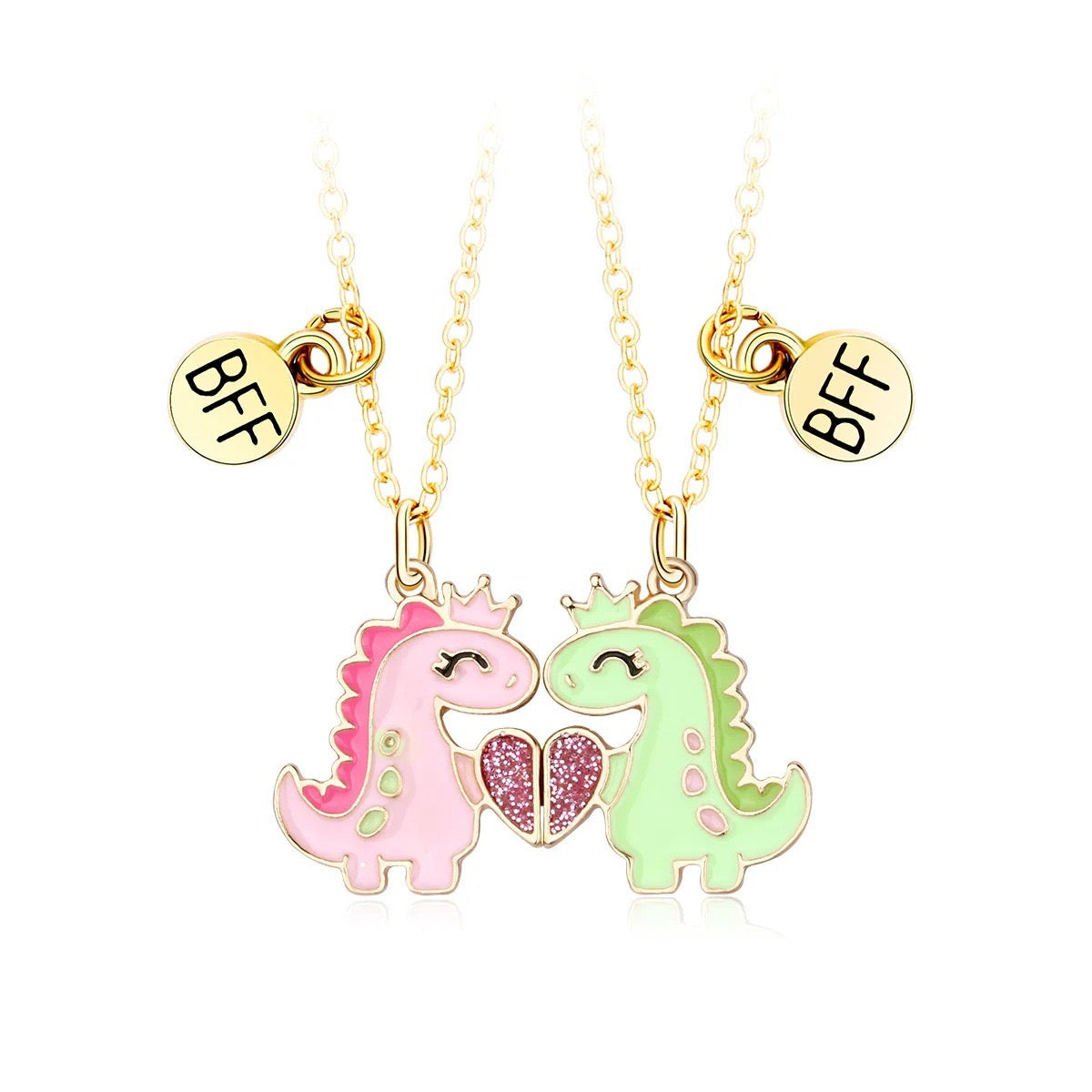 Cute 2 Besties Necklace Set