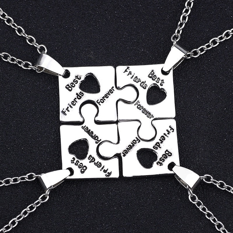 Fun Four Besties Necklace Set