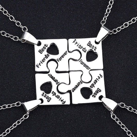 Fun Four Besties Necklace Set